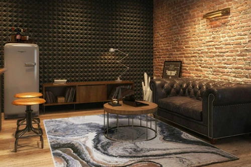 Carpet Couture Χαλί 63618/8656 Beige - Anthracite 200x290cm