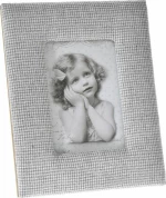 Κορνίζα Υφασμάτινη Γκρι-Καρώ 10x15cm - 28965306
