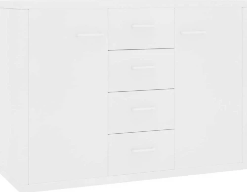 Μπουφές Λευκός 88 x 30 x 65 εκ. από Μοριοσανίδα