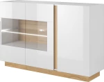 Μπουφές 36146-ARCW-21V Λευκό+Grandson 138.2x90.5x40cm