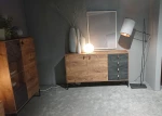 Dark Μπουφές Καρυδί 153x89x40cm