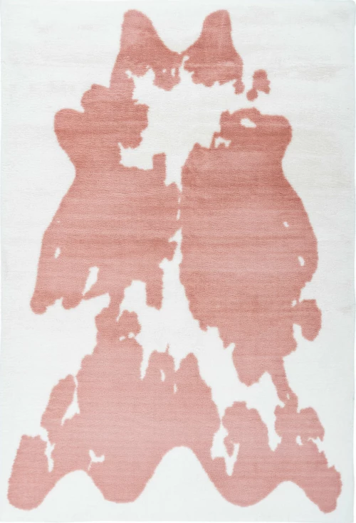 Χαλί Rabbit Animal White Pink 160x230cm