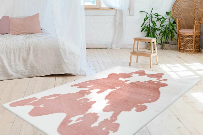 Χαλί Rabbit Animal White Pink 160x230cm