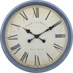 Ρολόι Τοίχου Blue Ξύλινο 50cm