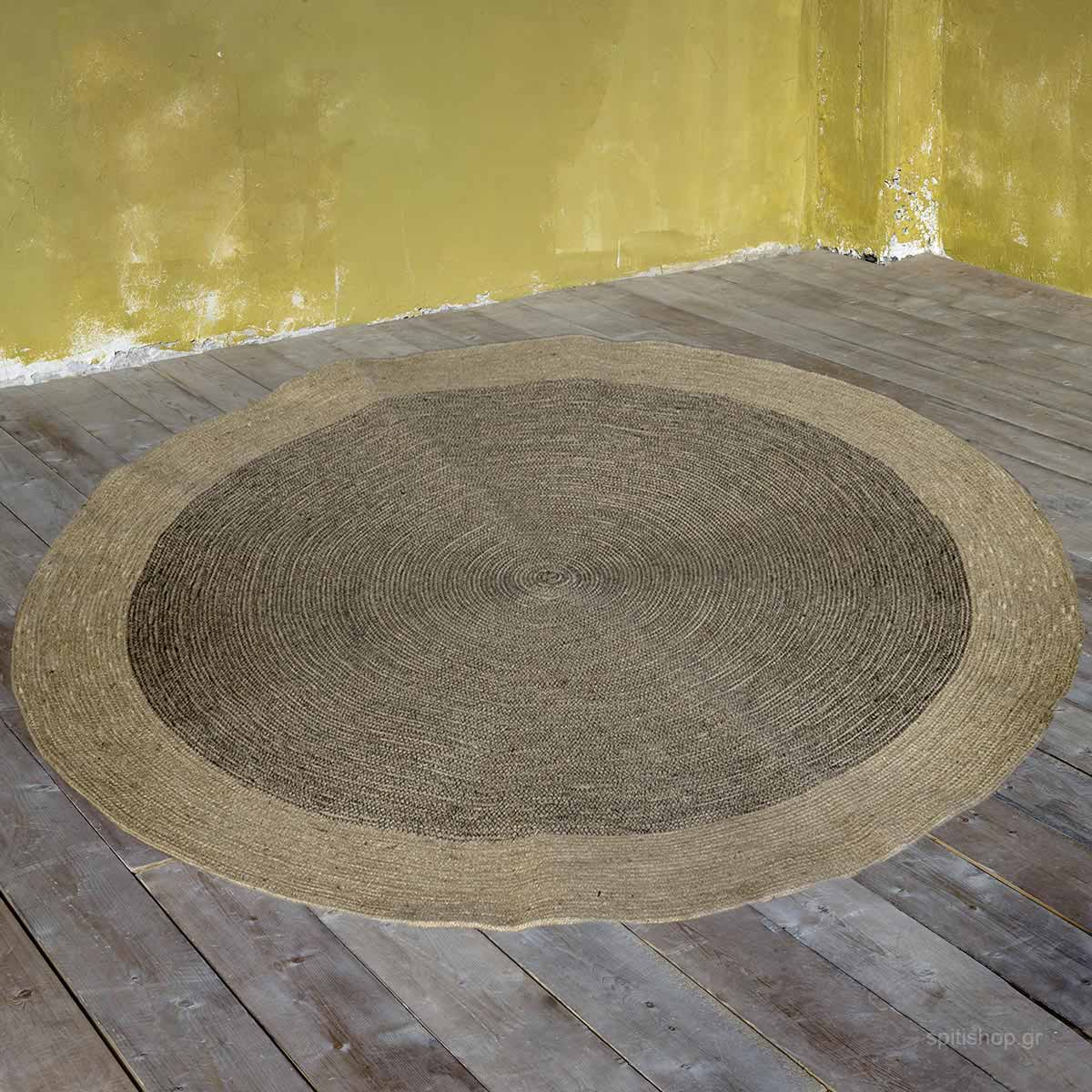 Nima Bergren Beige Στρογγυλό με Διάμετρο 150cm