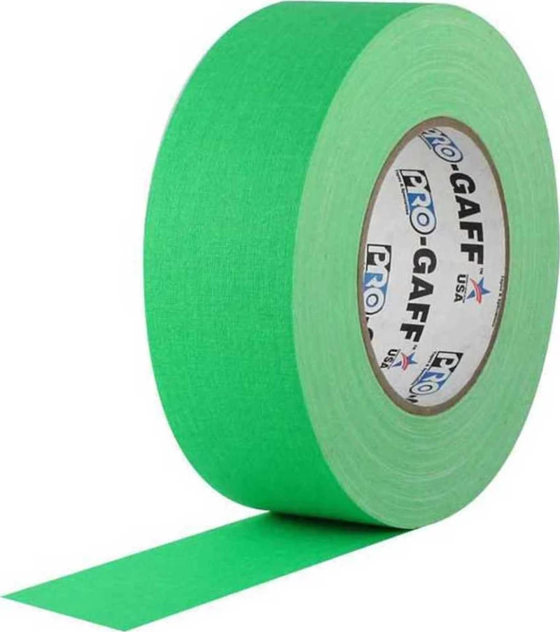 Pro Tapes Υφασμάτινη Ταινία Gaff Neon Green 48mm x 25m