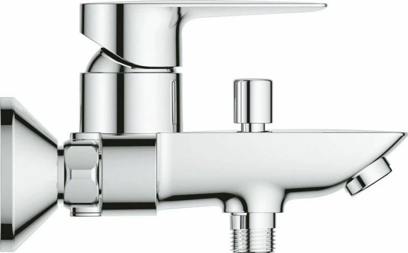 Grohe Bauedge Αναμεικτική Μπαταρία Μπανιέρας Ασημί