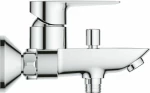 Grohe Bauedge Αναμεικτική Μπαταρία Μπανιέρας Ασημί