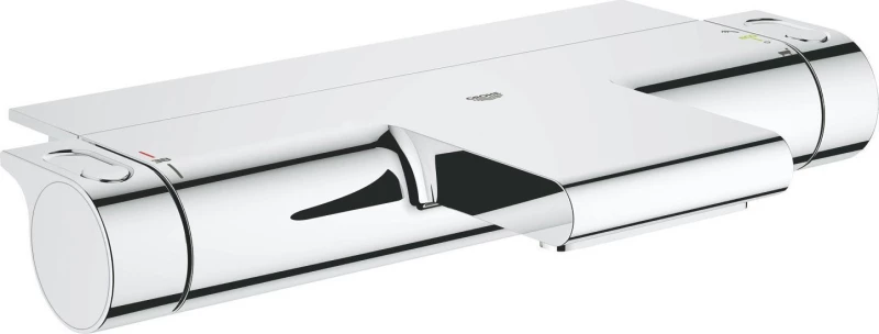 Grohe Grohtherm 2000 34464001 Μπαταρία Μπανιέρας Θερμοστατική Ασημί