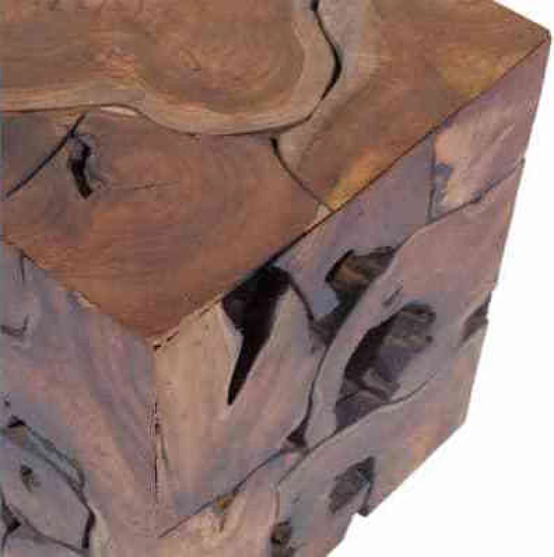 Σκαμπό από Μασίφ Ξύλο Teak