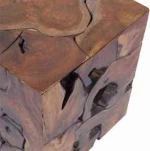 Σκαμπό από Μασίφ Ξύλο Teak