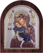 Slevori Εικόνα Ασημένια 20x24.5cm
