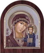 Slevori Εικόνα Ασημένια 20x24.5cm