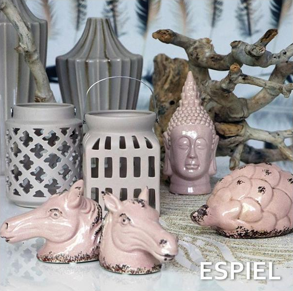 Espiel Διακοσμητικό Χώρου από Κεραμικό Υλικό 21x13x13cm