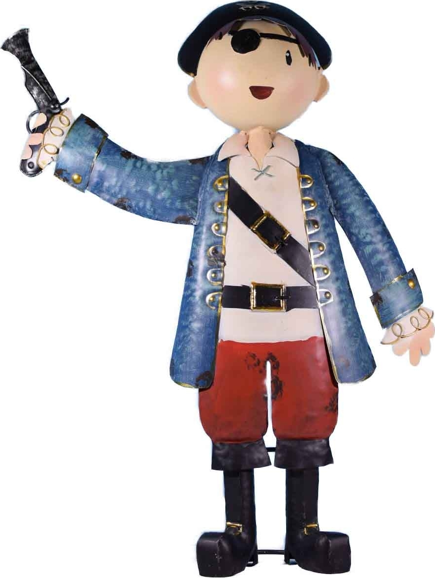 SP Souliotis Διακοσμητικό Αγαλματίδιο από Μέταλλο 61cm