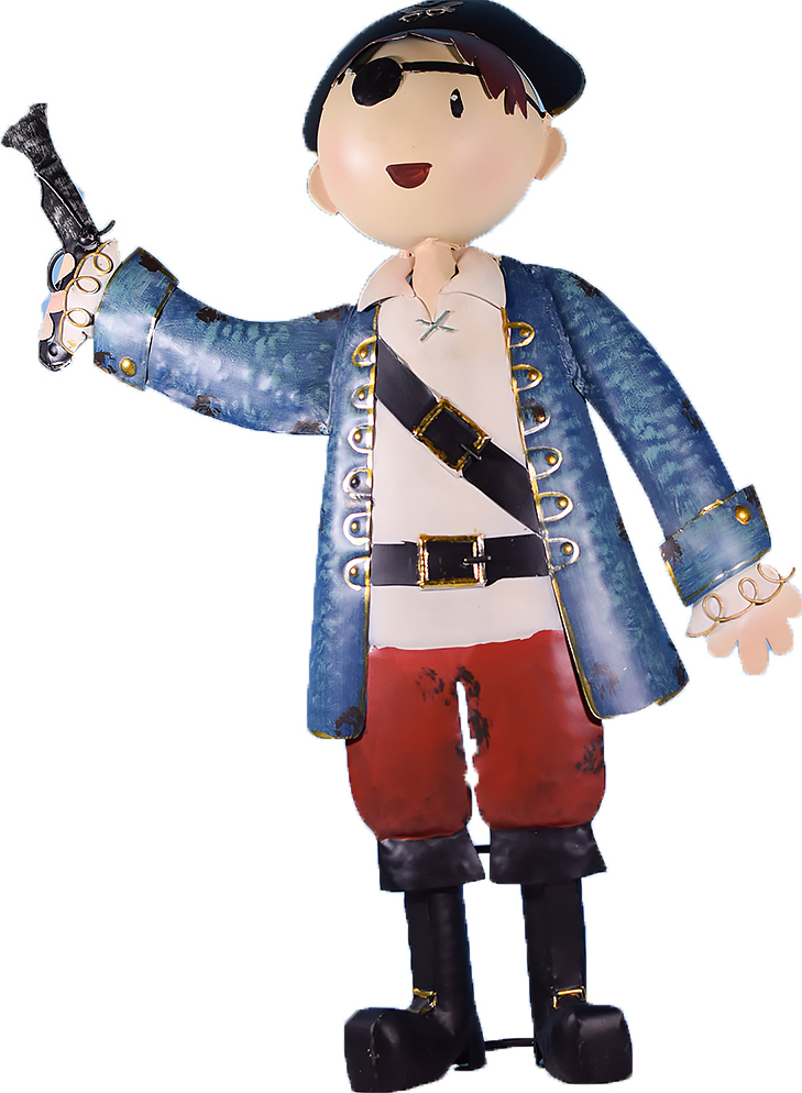 SP Souliotis Διακοσμητικό Αγαλματίδιο από Μέταλλο 61cm