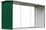 Μεταλλική Αποθήκη Ξύλων 3.3x0.92x1.53m