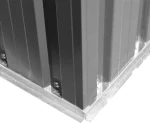 Αποθήκη Κήπου Γκρι 257 x 205 x 178 εκ. Μεταλλική