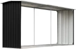 Μεταλλική Αποθήκη Ξύλων 3.3x0.92x1.53m