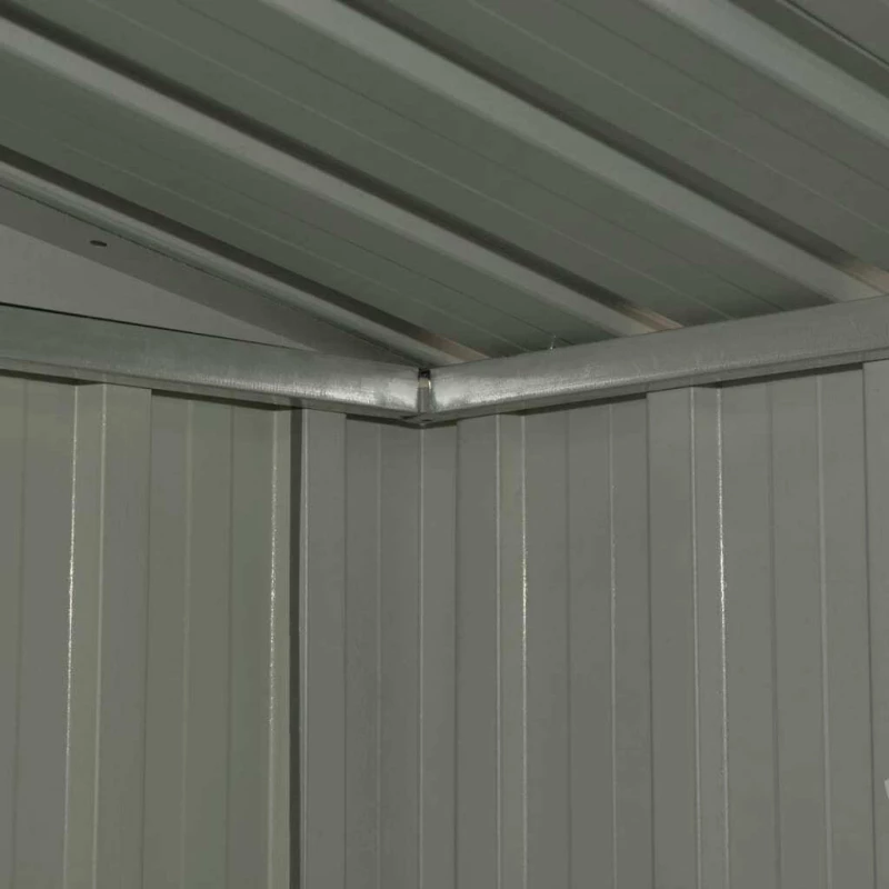 Μεταλλική Αποθήκη 1.9x1.24x1.81m Ανθρακί Ατσάλινη