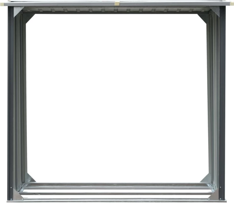 Μεταλλική Αποθήκη Ξύλων 1.72x0.91x1.54m Γκρι