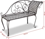 Διθέσιος Καναπές 40717 128x46x88cm