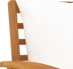 Παγκάκι 311829 120x60.5x81cm Φυσικό - Κρεμ