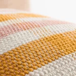Gofis Home Διακοσμητική Μαξιλαροθήκη 43x43 Tic-tac-toe Σομόν 477/25