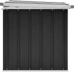 vidaXL Μπαούλο 109x67x65cm Ανθρακί