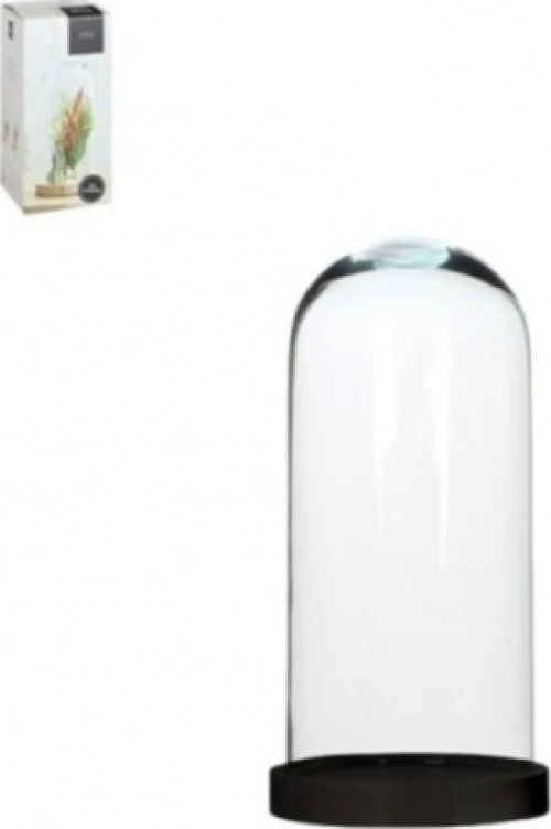 Plastona Διακοσμητικό Χώρου από Γυαλί 13x13x26cm