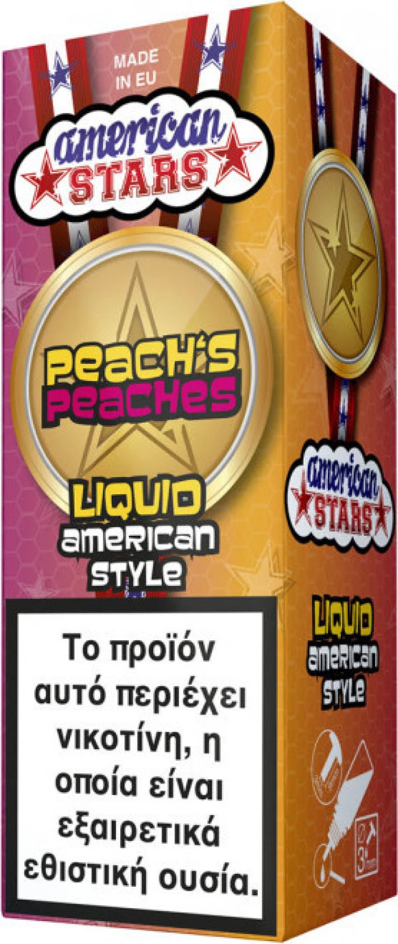 American Stars Peach's Peaches 6mg 10ml