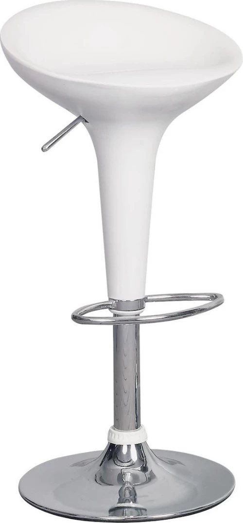 Σκαμπό Μπαρ Disco Λευκό 44x40x71cm