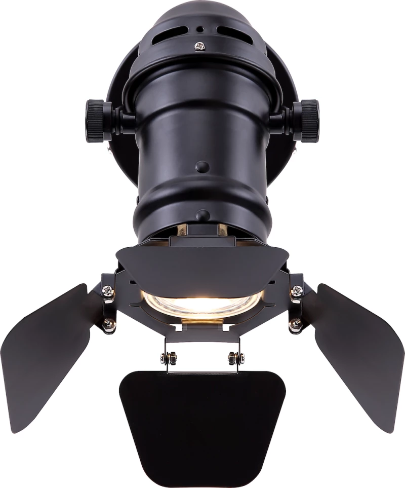 Globo Lighting Egon Μονό Σποτ με Ντουί GU10 σε Μαύρο Χρώμα