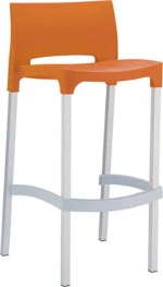 Σκαμπό Προπυλενίου Gio Orange