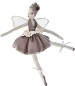 Κυρία Ballet Καφέ Βελούδο 25x30cm