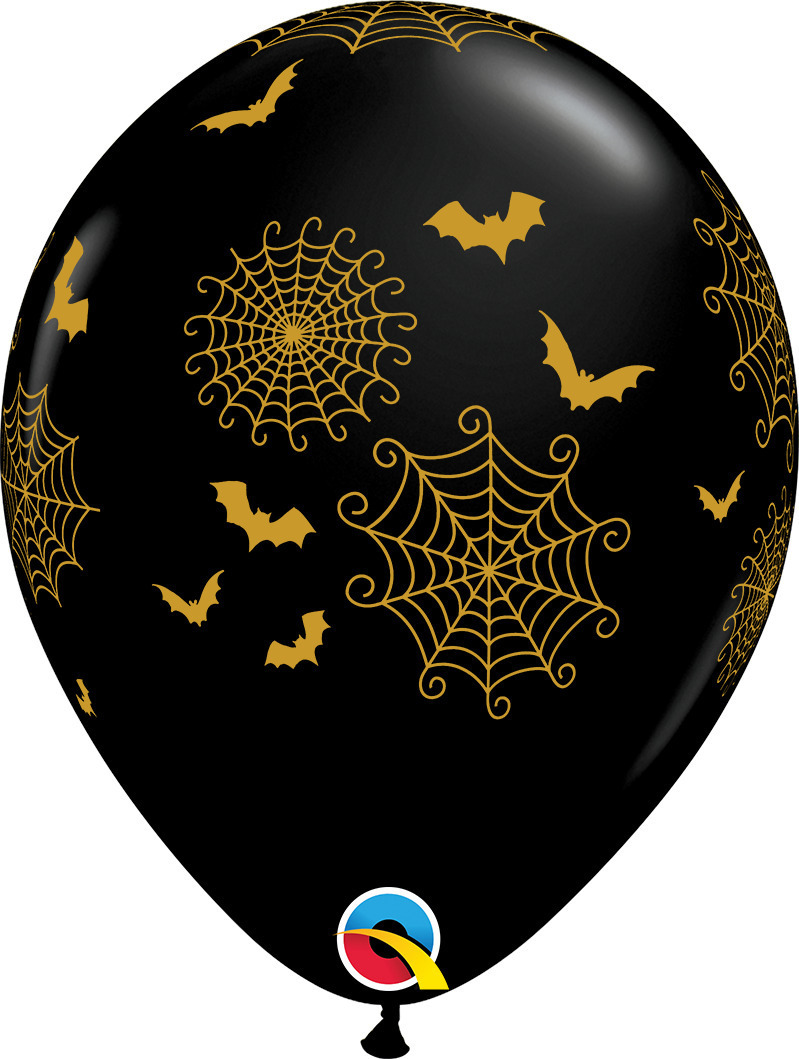 Μπαλόνια Λάτεξ Spider Webs & Bats 25τμχ