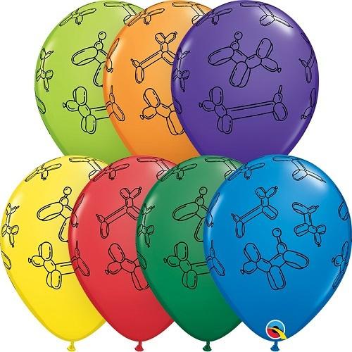 Μπαλόνια Λάτεξ 28cm Balloon Dogs 25τμχ