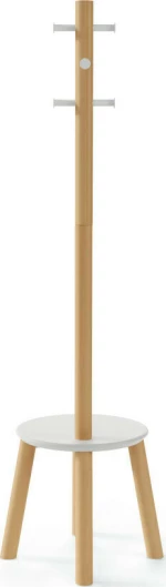 Umbra Pillar Καλόγερος Ξύλινος 49.9x49.9x167cm