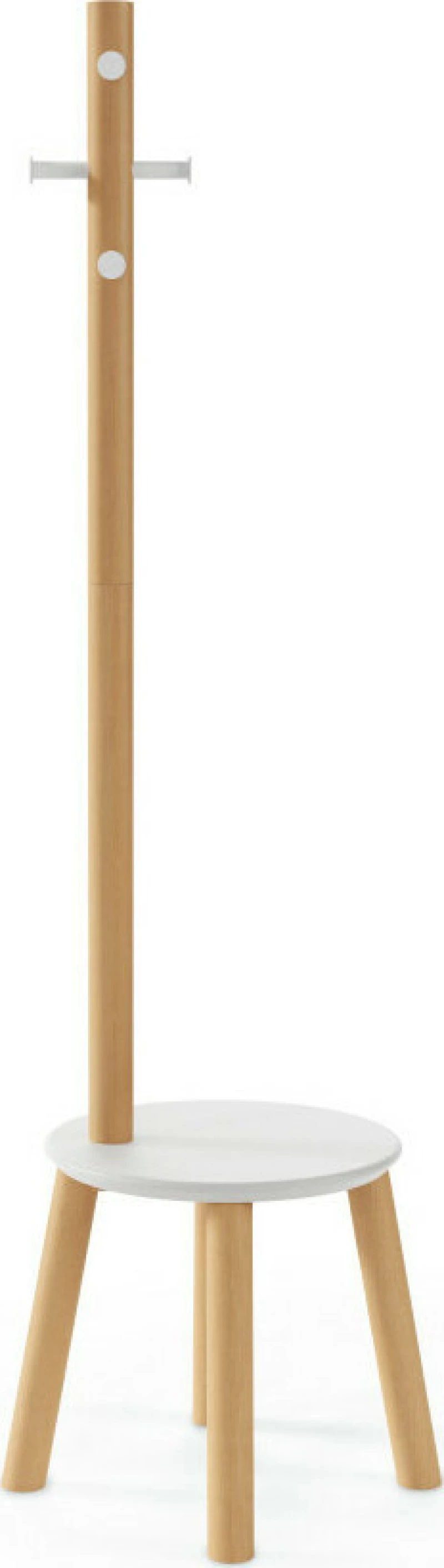 Umbra Pillar Καλόγερος Ξύλινος 49.9x49.9x167cm