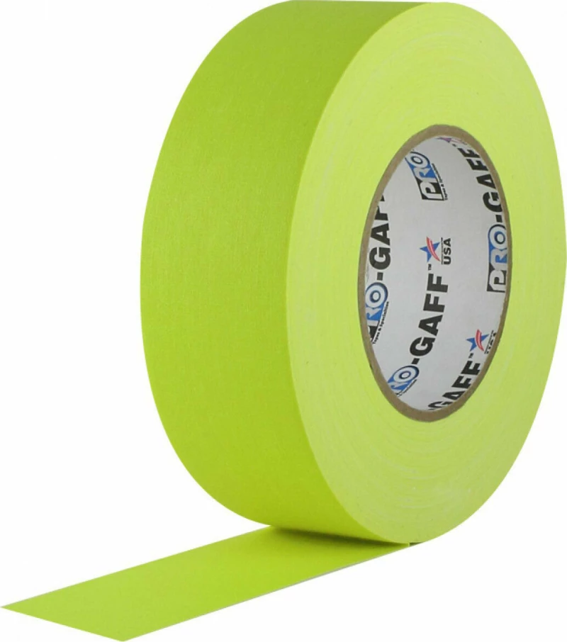 Pro Tapes Υφασμάτινη Ταινία Gaff Neon Yellow 48mm x 25m