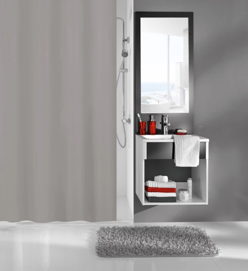 Kleine Wolke Κουρτίνα Μπάνιου 180x200 Kito Dark Grey