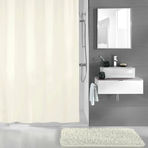 Kleine Wolke Κουρτίνα Μπάνιου 180x200 Uno Ecru