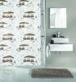 Kleine Wolke Κουρτίνα Μπάνιου 240x180 Eulen