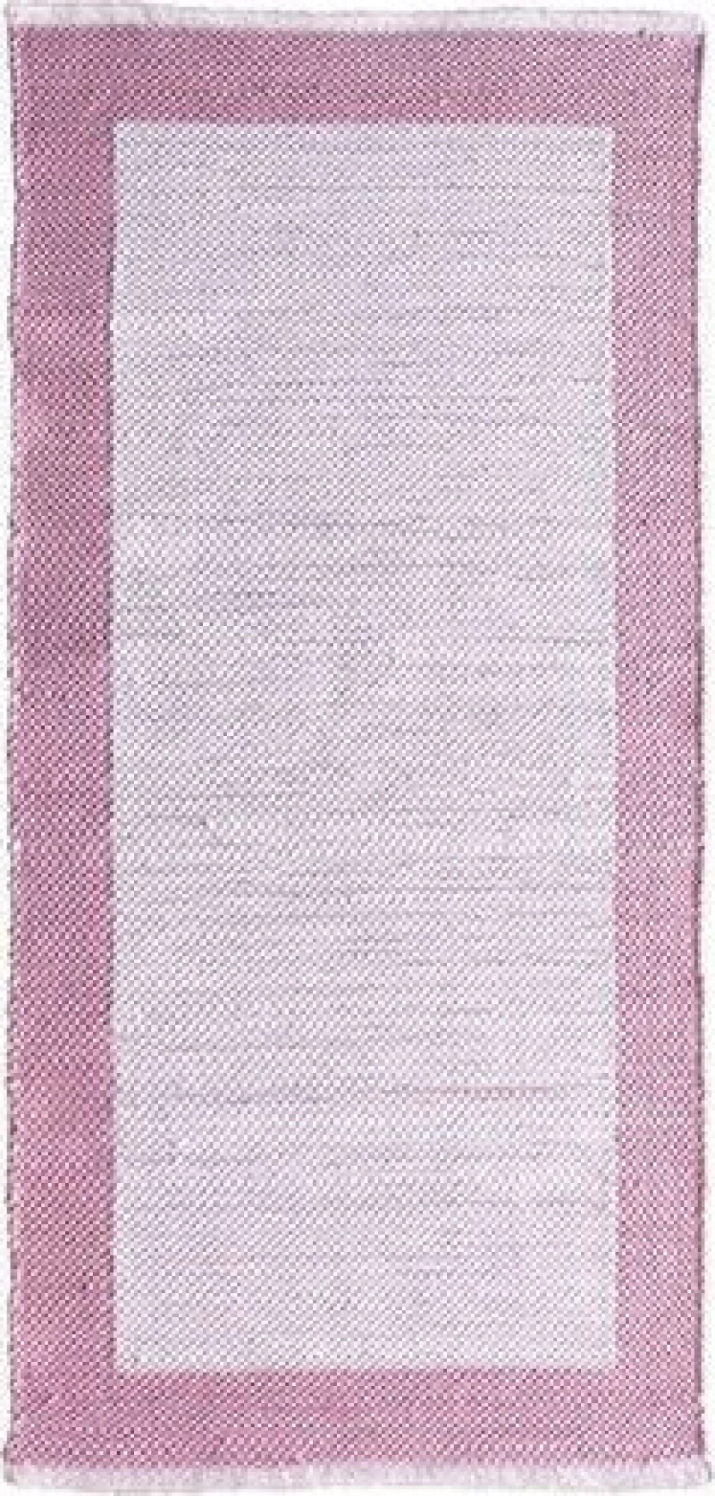 Βαμβακερό Χαλί Pinerolo White / Light Pink 140 x 200