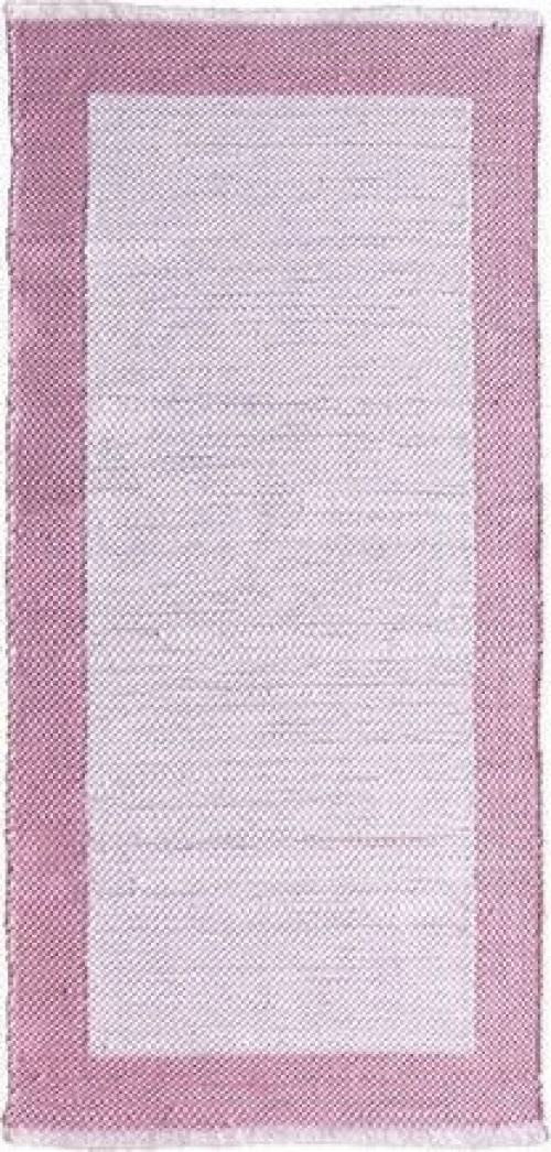 Βαμβακερό Χαλί Pinerolo White / Light Pink 140 x 200