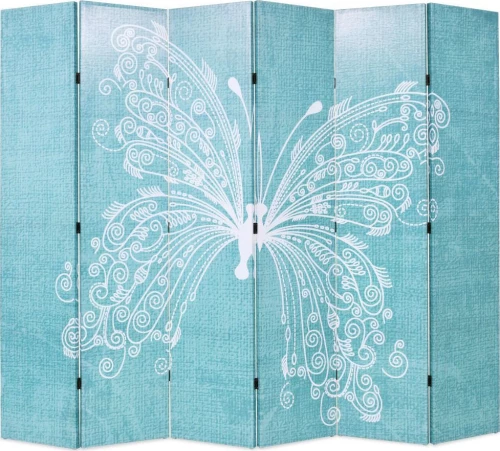 vidaXL Διακοσμητικό Παραβάν από Καμβά 228x170cm