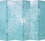 vidaXL Διακοσμητικό Παραβάν από Καμβά 228x170cm