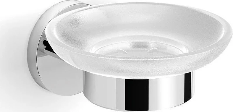 Langberger Series 108 21108-15A Σαπουνοθήκη Επιτοίχια Γυάλινη Ασημί