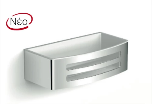 Langberger 2775560 Σπογγοθήκη Επιτοίχια Inox Ασημί