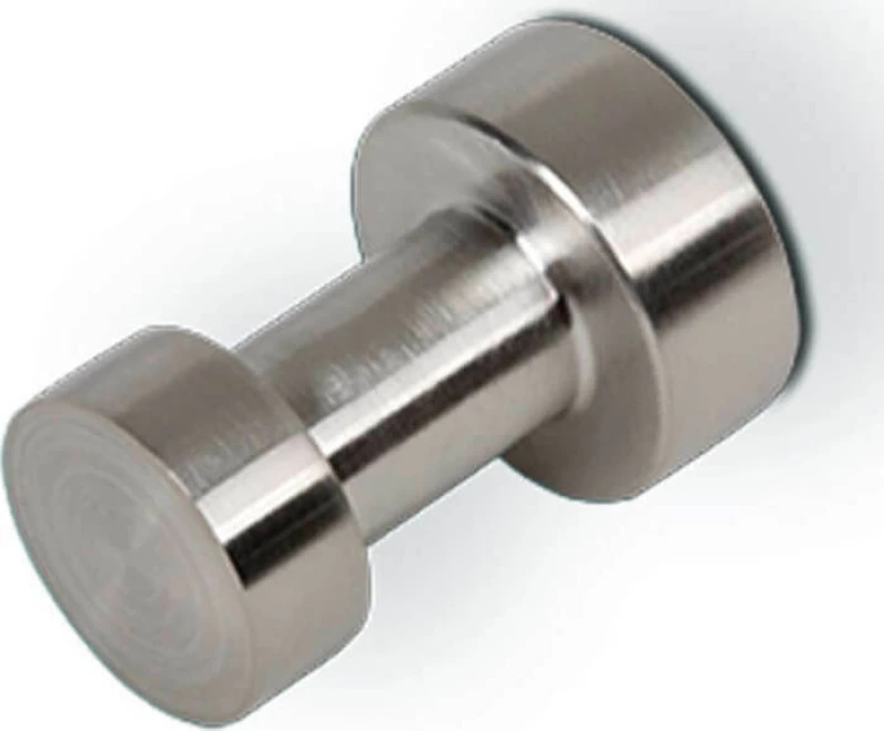 Geesa Nemox Άγκιστρο Μπάνιου Μονό ​3x3cm Inox Ασημί